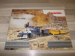 Oude Katalogus Marklin Märklin - Nieuw 1996 - De C-rail - Dutch