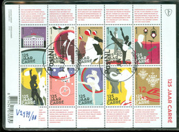 NEDERLAND * BLOK NVPH V 2979 - 2988 *  125 JAAR CARRE * POSTFRIS GESTEMPELD * C.W. Euro 20,00 - Used Stamps