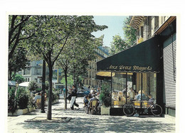 CPM - édit. PARIS-CARTES - P 91 - PARIS : CAFE " AUX DEUX MAGOTS " - Restaurants