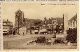 Baelen Balen Gemeenteplaats En Standbeeld 1914-18 - Balen