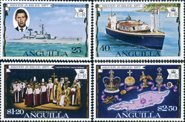 169520 MNH ANGUILLA 1977 25 ANIVERSARIO DE LA CORONACION DE ISABEL II - Anguilla (1968-...)