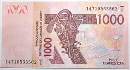 Togo - 1000 Francs - 2014 - PICK 815 Tn - NEUF - États D'Afrique De L'Ouest