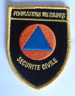 ECUSSON SAPEURS POMPIERS  FORMATIONS MILITAIRES SECURITE CIVILE - Ecussons Tissu