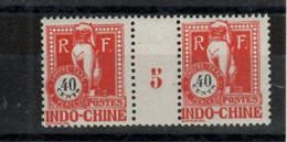 Indochine - 1 Millésimes  40c Taxe- (1925) N°42 - Strafport