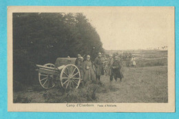 * Elsenborn (Butgenbach - Liège - Wallonie) * (Edit E. Mahieu) Camp D'Elsenborn, Poste D'artillerie, Canon, Armée Soldat - Butgenbach - Bütgenbach