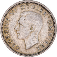 Monnaie, Grande-Bretagne, George VI, 6 Pence, 1944, TB+, Argent, KM:852 - H. 6 Pence