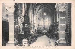 VILLENEUVE-de-MARSAN (Landes) - Intérieur De L'Eglise - Villeneuve De Marsan
