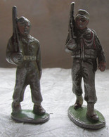 Figurines Aluminium Quiralu Minialux Lot De 2 Soldats En Parade - Quiralu