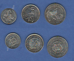 Dominicana 5 + 10 + 25 Centavos - Dominicaine