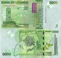 UGANDA 5000 Shillings 2019 P 51 UNC - Uganda