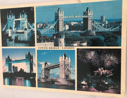 GB 5 Vues Du Tower Bridge Sur La Tamise Nuit Jour Feux D Artifice -ed Lambert Ls 031 - River Thames