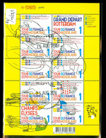 NEDERLAND * BLOK NVPH V.2720 - 2729 * TOUR DE FRANCE * BLOCK * 10 BRIEFMARKEN * POSTFRIS GESTEMPELD * CAT.W. EURO 20.00 - Used Stamps