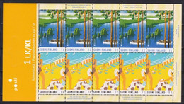 Europa Cept - 2012 - Finland - 1.Sheetlet Of 5 Set (Visit) Self_Adhesive ** MNH - 2012