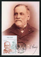FRANCE (2022) Carte Maximum Card - Louis Pasteur 1822-1895, Dole, Chemist, Microbiologist, Chimiste, Microbiologie - 2020-…