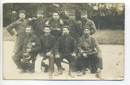 Carte Photo Militaria - Groupe De Soldats Militaires - Régiment N°85 - Uniforms