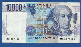 ITALY - P.112a – 10000 10.000 LIRE N.D. (1984) -  Circulated VF - Serie MB 267492 P - 10000 Lire