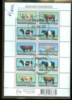 NEDERLAND * BLOK NVPH V 2973 - 2978 *  RUNDVEERASSEN * POSTFRIS GESTEMPELD * C.W. Euro 20,00 - Used Stamps