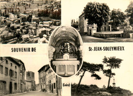 St Jean Soleymieux * Souvenir Du Village * Cp 5 Vues - Saint Jean Soleymieux