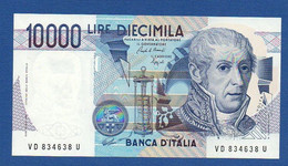 ITALY - P.112b – 10000 10.000 LIRE N.D. (1984) AUNC, Serie VD 834638 U - 10000 Liras