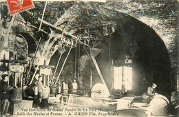 La Fare * Vue Intérieure Du Grand Moulin * Salle Des Meules Et Presses * Minoterie * A. GUIEN Fils Propriétaire - Other & Unclassified