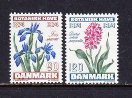 DENMARK - 1974 Flowers Set Never Hinged Mint - Ungebraucht