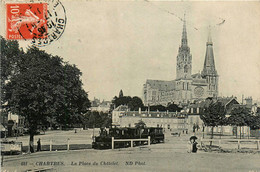 Chartres * La Place Du Châtelet * Train Tram Tramway - Chartres