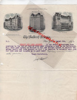 ETATS UNIS AMERIQUE- NEW YORK- LETTRE THE WALDORF ASTORIA-THE BELLEVUE STRATTFORD- 1912 - Etats-Unis