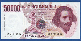 ITALY - P.113a – 50.000 50000 LIRE L. Bernini 06.02.1984  AUNC, Serie SB 471156 W - 50.000 Lire