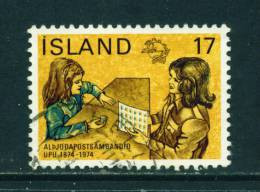 ICELAND - 1974 UPU 17k Used (stock Scan) - Used Stamps