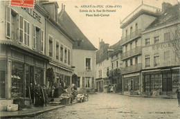 Arnay Le Duc * Entrée De La Rue St Honoré * Place Sadi Carnot * épicerie * Commerces Magasins - Arnay Le Duc