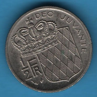 MONACO 1/2 FRANC 1979 KM# 145 Rainier III PRINCE DE MONACO - 1960-2001 Nouveaux Francs