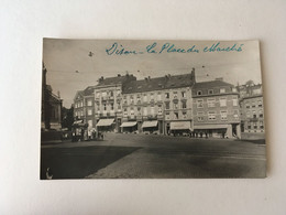 Dison  CARTE PHOTO   CARTE MERE    La Place Du Marché - Dison