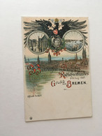 Bremen  Bundesfest Der Deutschen Radfahrerbundes 1897   CYCLISME RADFAHREN  LITHO - Cyclisme