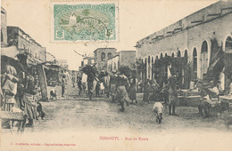 AV 330 / CPA  AFRIQUE DJIBOUTI-   RUE DE ROME - Djibouti