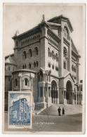 MONACO => Carte Maximum => 10F La Cathédrale - Monaco-ville Principauté 11/4/1947 - Maximum Cards