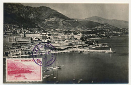 MONACO => Carte Maximum => 15F Le Port - Monaco-Ville Principauté 16/4/1946 - Maximum Cards