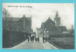 * Kapelle Op Den Bos - Capelle Au Bois (Vlaams Brabant) * (Edit Pettens Van Doorslaer) Vue Sur Le Village, église Animée - Kapelle-op-den-Bos