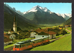 Autriche - A-6165 - TELFES - Stubaitalbahn Mit Pinnistal, Habicht Und Stubaier Gletscher ( Train En Gare ) - Telfs