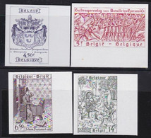 Belgie   .  OBP  .   1856/1859       .   Ongetand / Non-dentelé    ,    **  .   Postfris  .   /   Neuf SANS Charnière - Unused Stamps