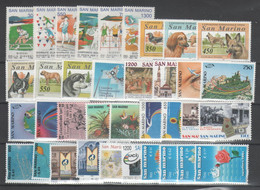 San Marino - Lotto Nuovi In Serie Complete Al 50% Del Facciale - Promo          (g8928) - Collections, Lots & Series