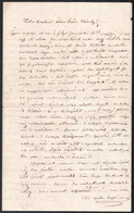 1866 Kiss Károly Református Lelkészhez írt Levél - Ohne Zuordnung