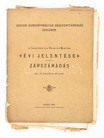 1892 A Szegedi Kenderfonó Gyárral Kapcsolatos Okmányok, Fejléces Papírok, Stb. - Ohne Zuordnung