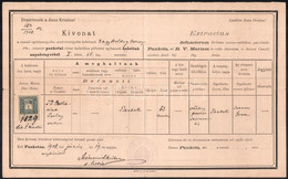 Pankota 1908 Halotti Anyakönyvi Kivonat - Ohne Zuordnung