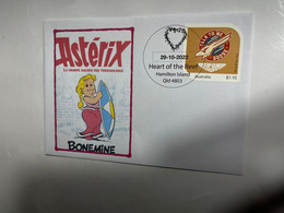(3 M 2) Asterix (Bonemine) (with MyPOst Presentation Pack Stamp Top Gun Maverick "SCARCE" Stamp - Andere