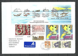 DENMARK 2020 Cover To Germany With Many Nice Stamps - Brieven En Documenten