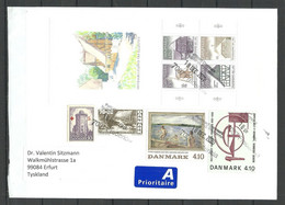 DENMARK 2020 Cover To Germany With Many Nice Stamps - Cartas & Documentos