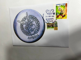 (3 M 2) Asterix (Boules Asterix) (with OZ Stamp + France Asterix Stamp) - Andere