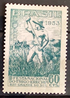 C 322 Brazil Stamp National Wheat Erechim Party 1953 - Otros & Sin Clasificación