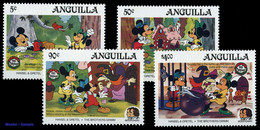 1985, Anguilla, 670-73, ** - Anguilla (1968-...)