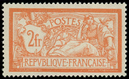 ** VARIETES - 145d  Merson,  2f. Orange Et Vert-bleu, SANS Teinte De Fond, Très Bien Centré, TTB - Unused Stamps